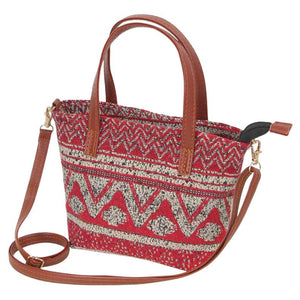 Red Tribal Patterned Tote Crossbody Bag, perfectly goes with any outfit and shows your trendy choice to make you stand out on any occasion. This tote crossbody bag is perfect for carrying makeup, keys or coins, etc. Perfect gifts for birthdays, Mother’s Day, Christmas, holidays, Valentine’s Day, or any meaningful occasion.
