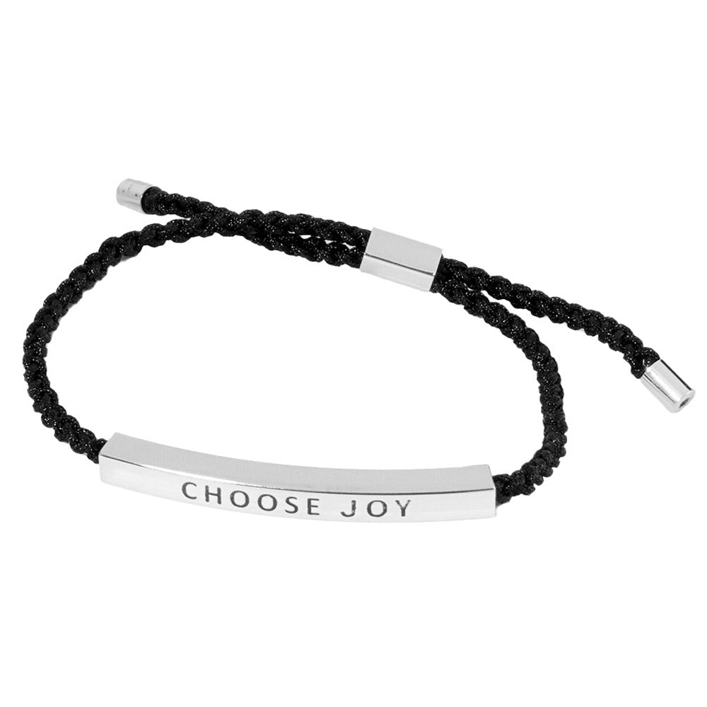 Gold-Dipped Choose Love Message Bar Pointed Rope Adjustable Cinch Pull Tie Bracelet ,is Perfect accessory for any occasion. The adjustable cinch pull tie design offers a personalized and comfortable fit. Its elegant white gold dipping adds a touch of luxury while the "Choose Love" message bar promotes positivity