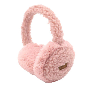 Rose C.C Faux Fur Sherpa Earmuffs. Stay warm and stylish with these. Crafted with quality faux fur and Sherpa on the inside for ultimate comfort, these earmuffs provide superior insulation and protection from the cold. Their classic and timeless design allows them to easily match with any outfit.