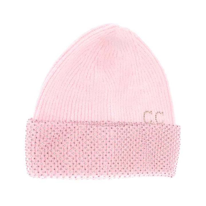 Rose Rhinestone Net Cuff C.C Beanie is a sophisticated accessory that blends timeless knit craftsmanship with contemporary elegance. Featuring a netted cuff adorned with delicate rhinestones, it provides a subtle shimmer that enhances any winter outfit. Designed with high-quality materials, this beanie offers exceptional warmth and durability while maintaining a lightweight feel. Perfect for those seeking both function and refined style in cold weather headwear. 