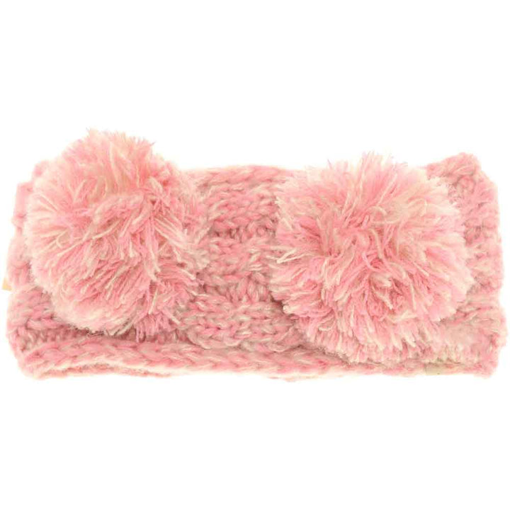 Rose Pink KIDS Multi-tone Double Pom Head Wrap combines functional warmth with playful style. Designed for comfort and durability, it features a soft, stretchy fabric that fits snugly on young heads, while the double pom-poms add a charming, dynamic touch. Perfect for cooler weather, this head wrap keeps children cozy without sacrificing movement or breathability. Its vibrant multi-tone colors effortlessly complement a variety of outfits, making it a practical yet stylish choice for active kids. 
