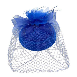 Royal Blue Floral Pearl Mesh Fascinator Headband, the perfect accessory for special or casual occasions. Crafted from supple mesh and finished with lush faux pearls, this Fascinator Headband elevates any look. A timeless and elegant piece, sure to be a favorite. A perfect gift on any occasion to your family members or a close one