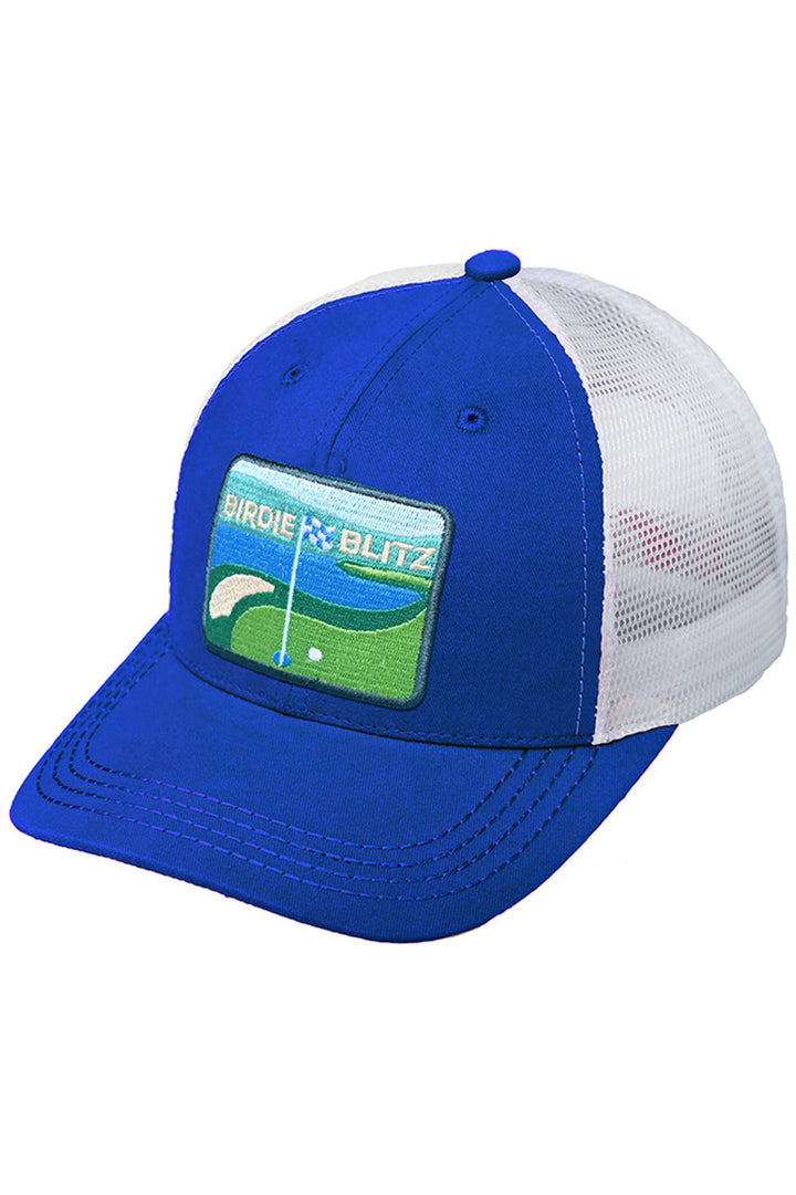 Royal C.C BIRDIE BLITZ Embroidery Patch Baseball Cap is the perfect addition to your wardrobe. Made with an expertly embroidered patch, this cap offers a touch of style and sophistication. Its comfortable design ensures a secure fit, making it the go-to accessory for any outdoor activity.