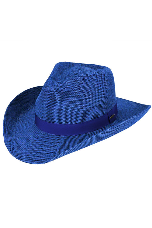 C.C College Team Color Cowboy Hat - Royal