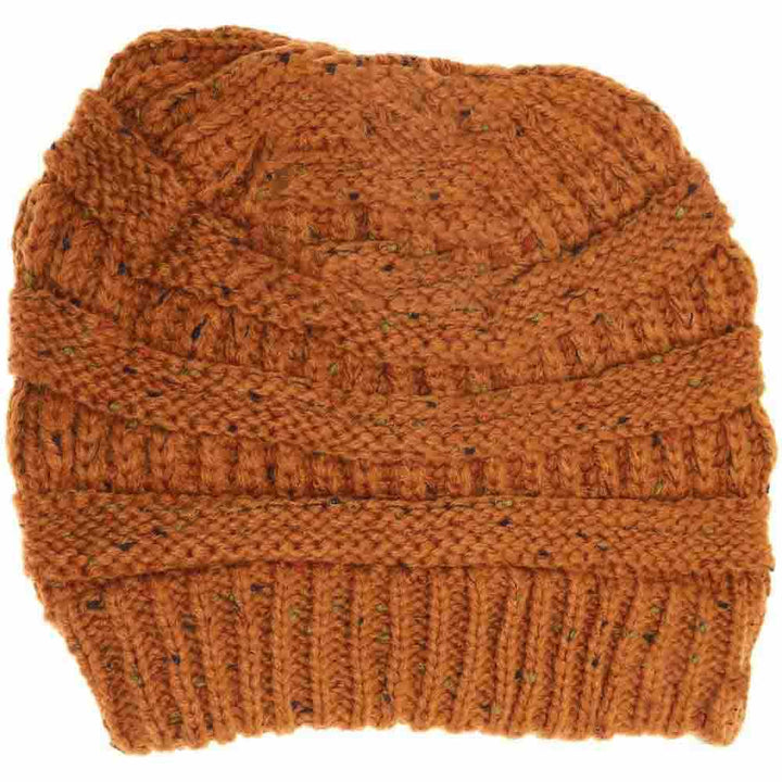 Rust Flecked Beanie Tail CC Beanie combines functional warmth with stylish design. Crafted from a soft, flecked knit fabric, it offers durable comfort for cold weather. Its signature tail silhouette adds a modern twist, providing a relaxed fit that accommodates various hairstyles. Ideal for outdoor activities or everyday wear, this beanie ensures you stay cozy while maintaining a polished look.