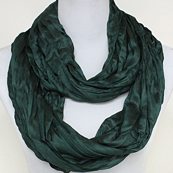 Crinkled Viscose Infinity Spring Scarf – Madeline Love
