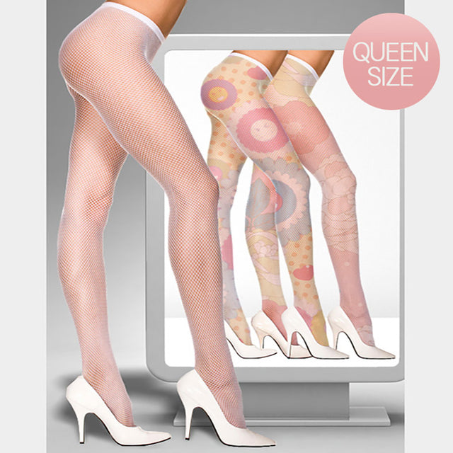 Madeline Love White Classic Fence Net D.I.Y Pantyhose Tights - Jewelry