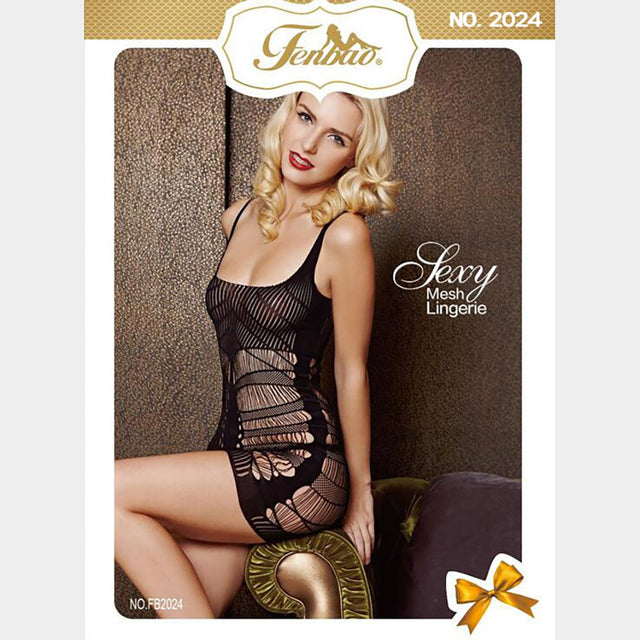 Madeline Love Black Sexy Mesh Bodystocking - Jewelry