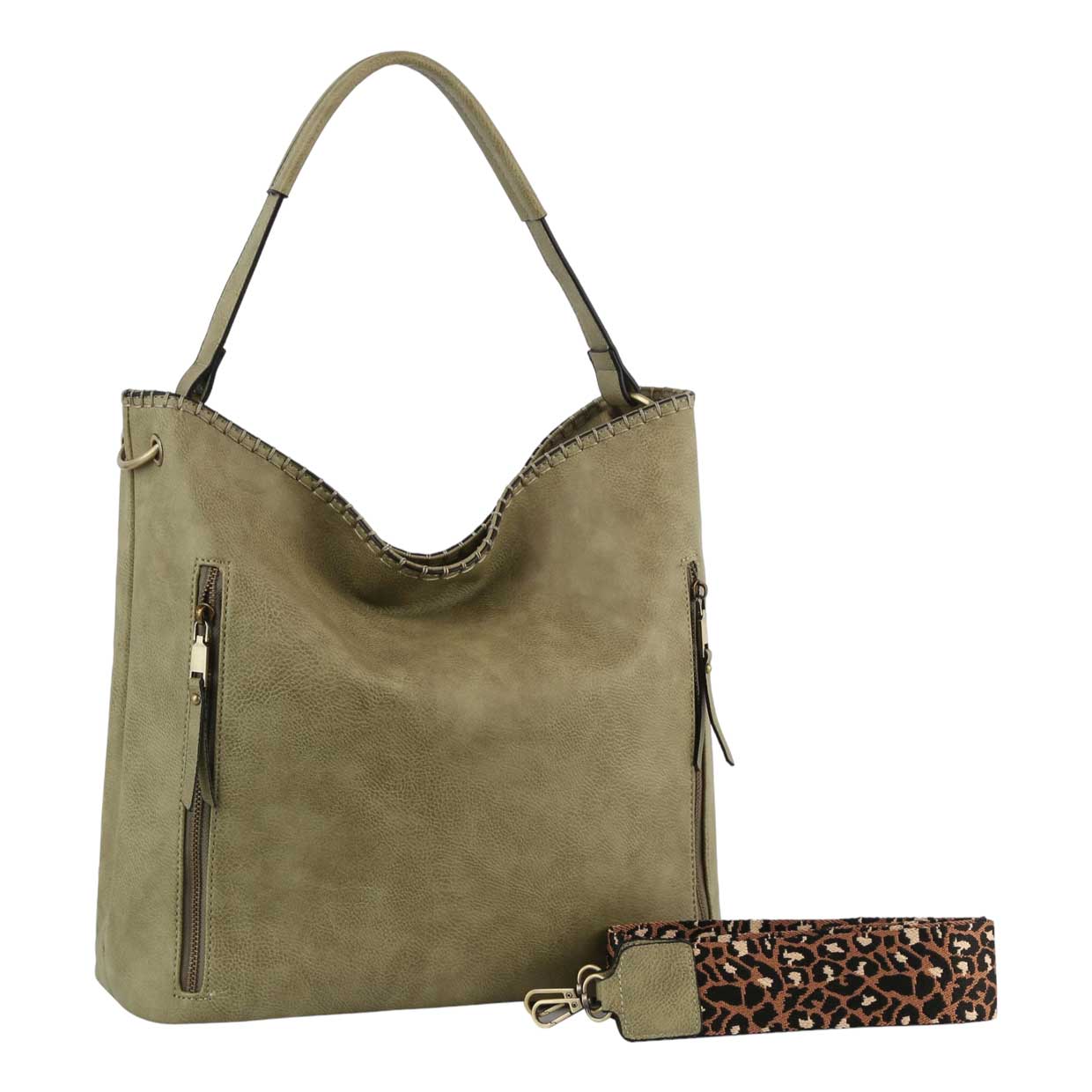 Sage Faux Leather Fashion Hobo Handbag with Guitar Strap, you can adjust according to your style can be used as crossbody. Look like the ultimate fashionista with these Hobo Handbag! Add something special to your outfit! This fashionable bag will be your new favorite accessory. Perfect Birthday Gift, Anniversary Gift, Mother's Day Gift, Graduation Gift, Valentine's Day Gift.
