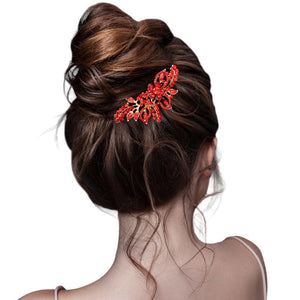 Siam Multi Stone Flower Leaf Hair Comb, this beautiful hair comb features an intricate floral leaf design accented with several colorful stones. The beautifully crafted design hair comb adds a gorgeous glow to any special outfit. These are Perfect Birthday Gifts, Anniversary Gifts, and also ideal for any special occasion.