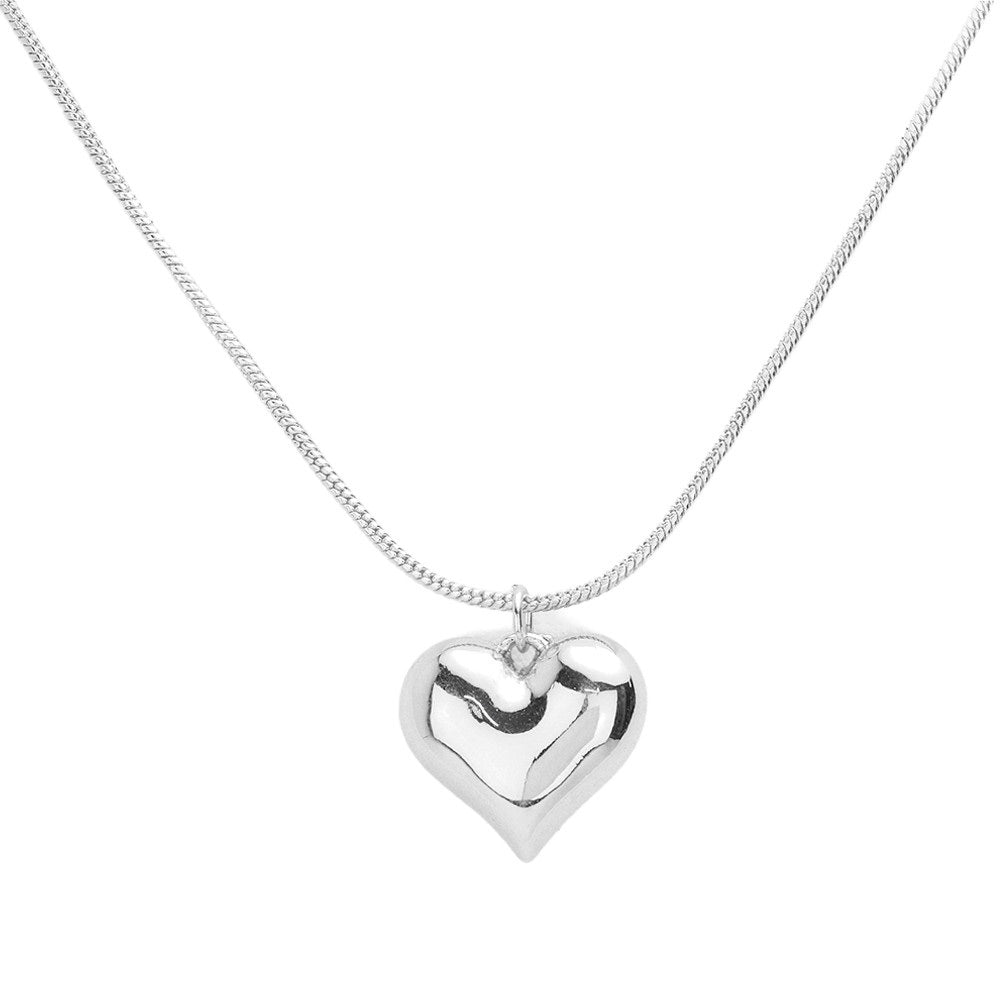 Silver Heart Pendant Jewelry Set, This elegant set combines timeless design with expert craftsmanship. Made with quality materials, each piece reflects the significance of love and devotion. Perfect for any occasion, this set is an ideal gift for a loved one, or simply a beautiful addition to your own collection.