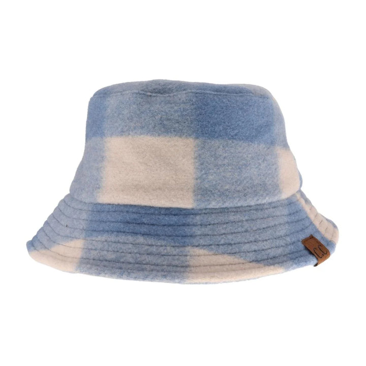 Steel Blue multi Plaid C.C Bucket Hat combines classic style with practical design, featuring a timeless plaid pattern that complements any outfit. Crafted for comfort and durability, this hat offers reliable sun protection while maintaining breathability. Its versatile look makes it an essential accessory for both casual and outdoor wear, ensuring you stay stylish and shielded throughout the day. 