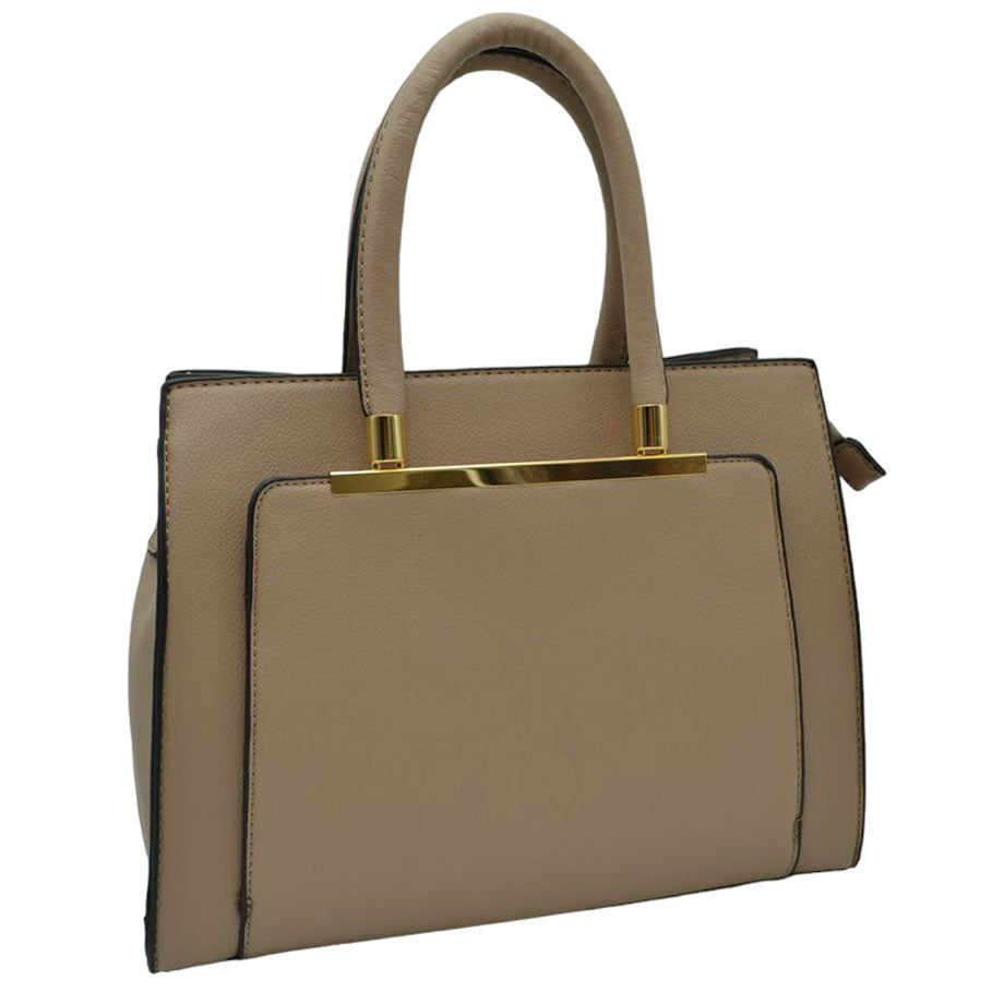 Stone Women's Faux Leather Top Zipper Closure Handheld Tote Bag. Made of high quality Vegan leather material that's light weight and comfortable to carry. perfectly goes with any outfit and shows your trendy choice to make you stand out on your occasion. Ideal for keeping your phone, makeup, money, bank cards, lipstick, coins, and other small essentials in one place. Perfect gifts for your lovers and lover persons on valentines Day. Stay comfortable & attractive on occasion.