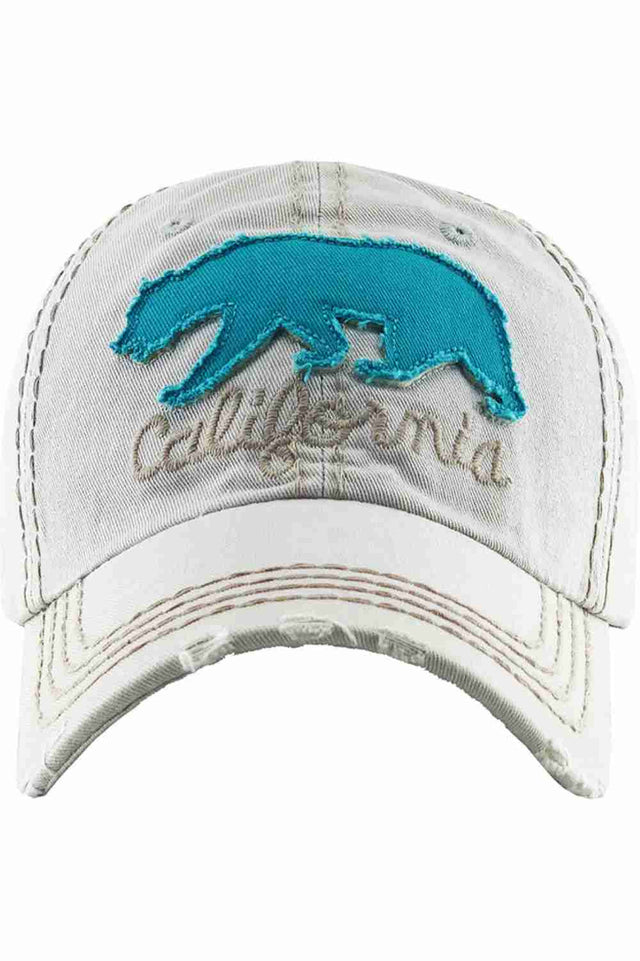 Stone The CALIFORNIA BEAR Vintage Baseball Cap features a washed, distressed finish with a classic bear graphic for timeless West Coast vibes. Comfortable and easy to style, it’s perfect for everyday wear, road trips, or adding a relaxed vintage touch to any outfit.