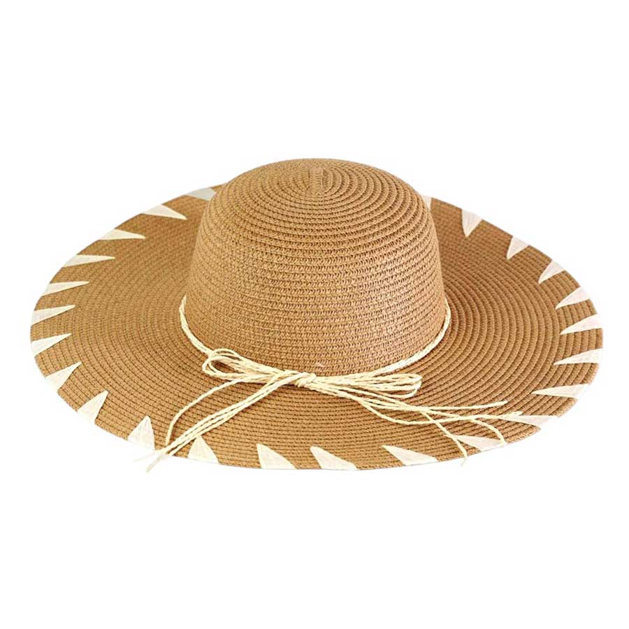 Taupe Handmade Edge Detailed Floppy Hat, Expertly handcrafted with attention to detail, this is a must-have accessory for any fashion-forward individual. Its unique edge detailing adds a touch of sophistication, while its wide brim provides ample sun protection. Perfect for any occasion, it is both functional and stylish.