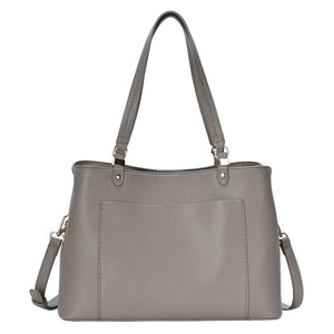Taupe Solid Faux Leather Shoulder Crossbody Bag, is made of durable faux leather, offering long-lasting strength and comfortable fit. It features a wide interior to keep your things organized. With adjustable shoulder straps, it is a great option for carrying all day. A thoughtful gift for loved ones on any special day
