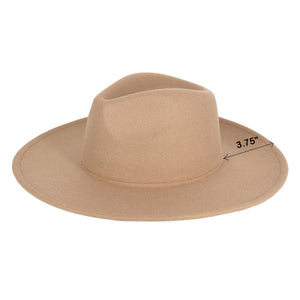 Taupe Solid Fedora Panama Hat, is offering breathable comfort for the perfect summer look. The brim offers shade from the sun and the classic fedora shape makes it a timeless accessory. Look your best and stay comfortable in this stylish Solid Fedora Panama Hat. 