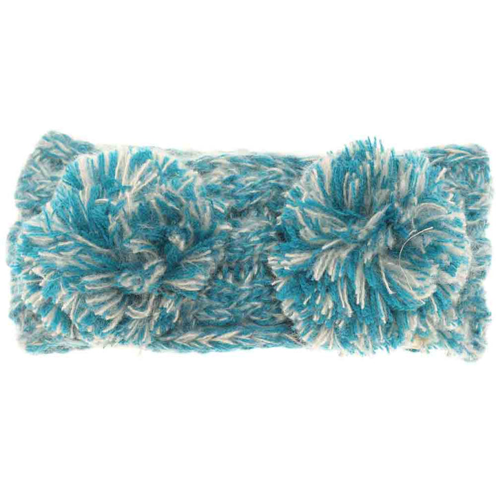 Teal KIDS Multi-tone Double Pom Head Wrap combines functional warmth with playful style. Designed for comfort and durability, it features a soft, stretchy fabric that fits snugly on young heads, while the double pom-poms add a charming, dynamic touch. Perfect for cooler weather, this head wrap keeps children cozy without sacrificing movement or breathability. Its vibrant multi-tone colors effortlessly complement a variety of outfits, making it a practical yet stylish choice for active kids. 