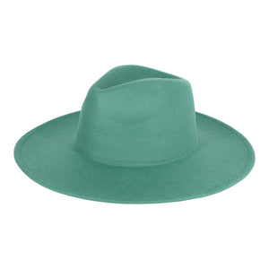 Turquoise Solid Fedora Panama Hat, is offering breathable comfort for the perfect summer look. The brim offers shade from the sun and the classic fedora shape makes it a timeless accessory. Look your best and stay comfortable in this stylish Solid Fedora Panama Hat. 