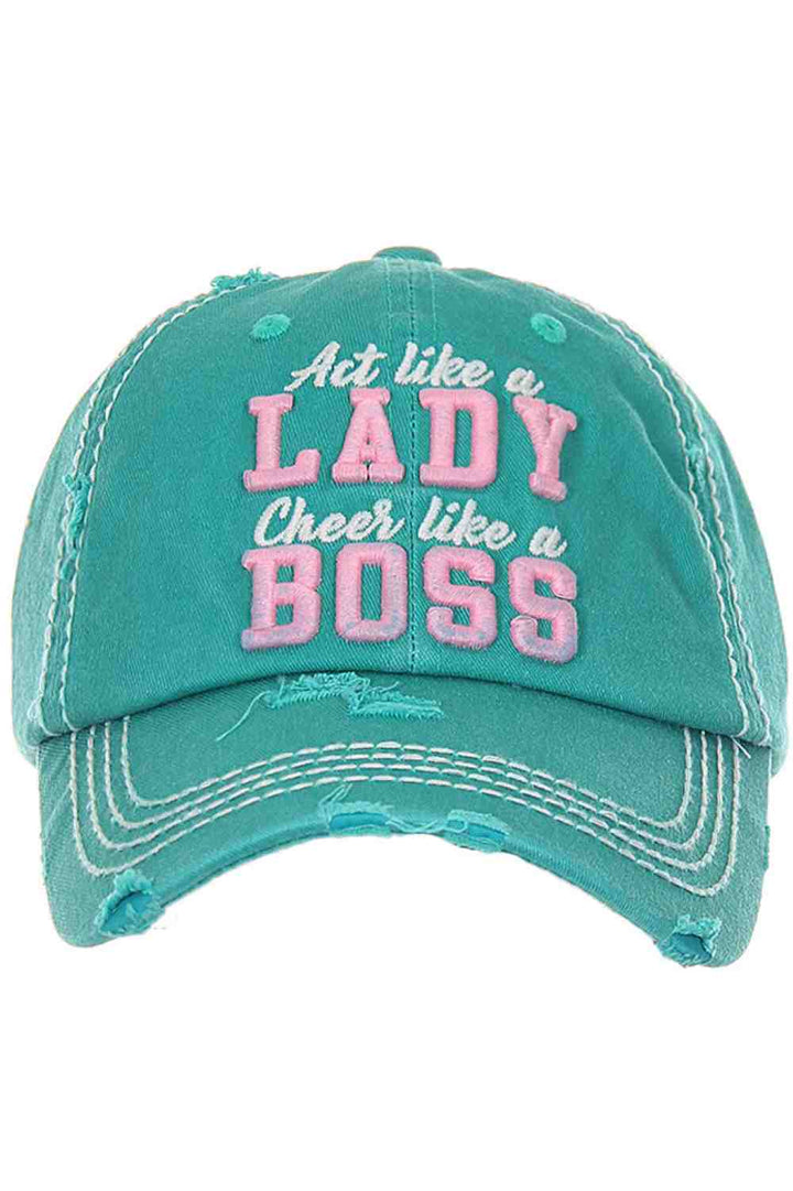 Lady Boss Washed Vintage Baseball Cap – Madeline Love