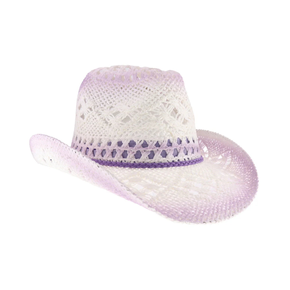 C.c Ombre Open Weave Cowboy Hat – Madeline Love display picture 3