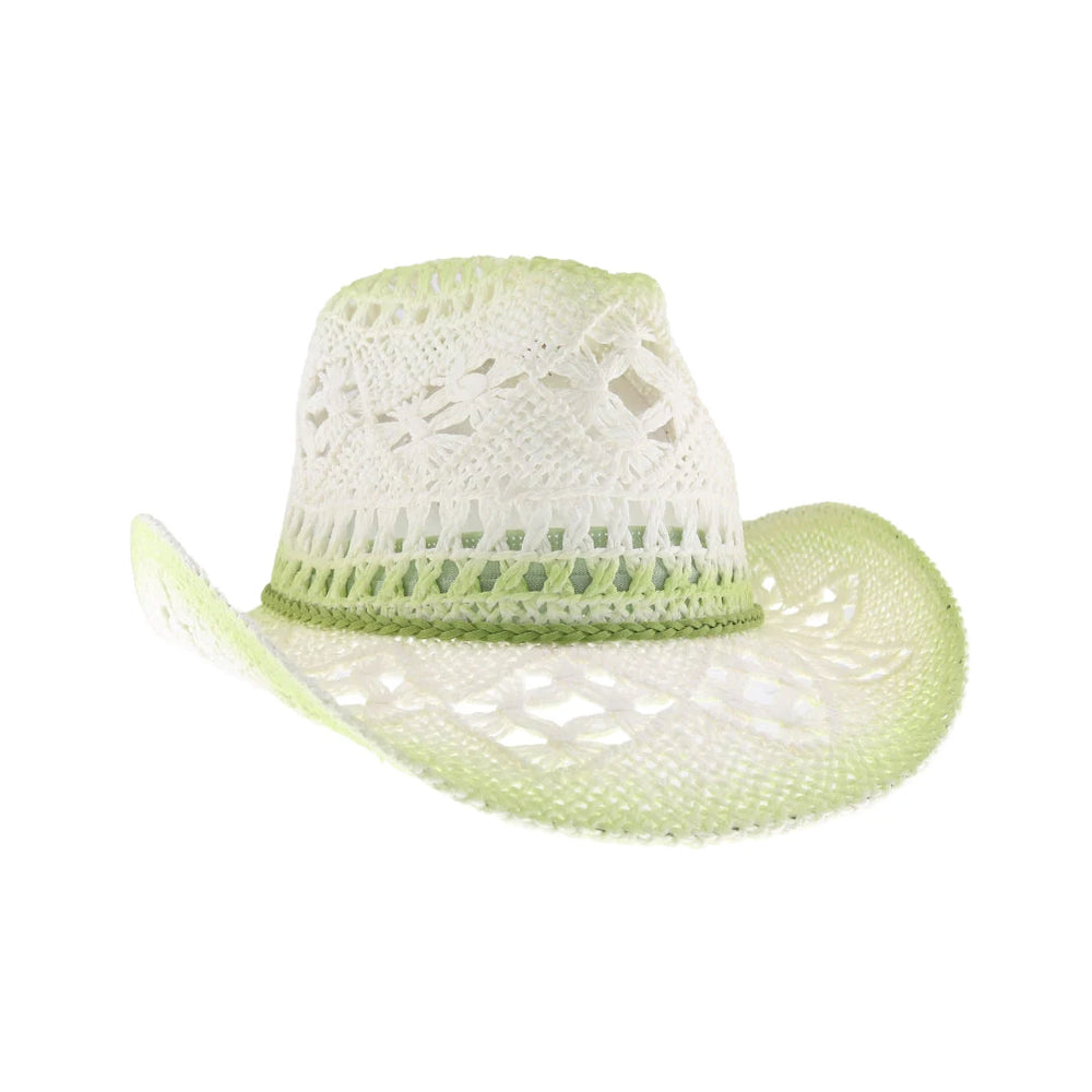 C.c Ombre Open Weave Cowboy Hat – Madeline Love display picture 3