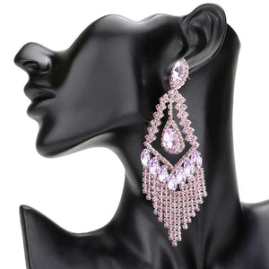 Violet Teardrop Crystal Rhinestone Chandelier Evening Earrings, are an elegant accessory for any special occasion. With its unique design, these earrings feature a beautiful combination of crystals and rhinestones. Awesome gift for birthdays, anniversaries, Valentine’s Day, or any special occasion. 