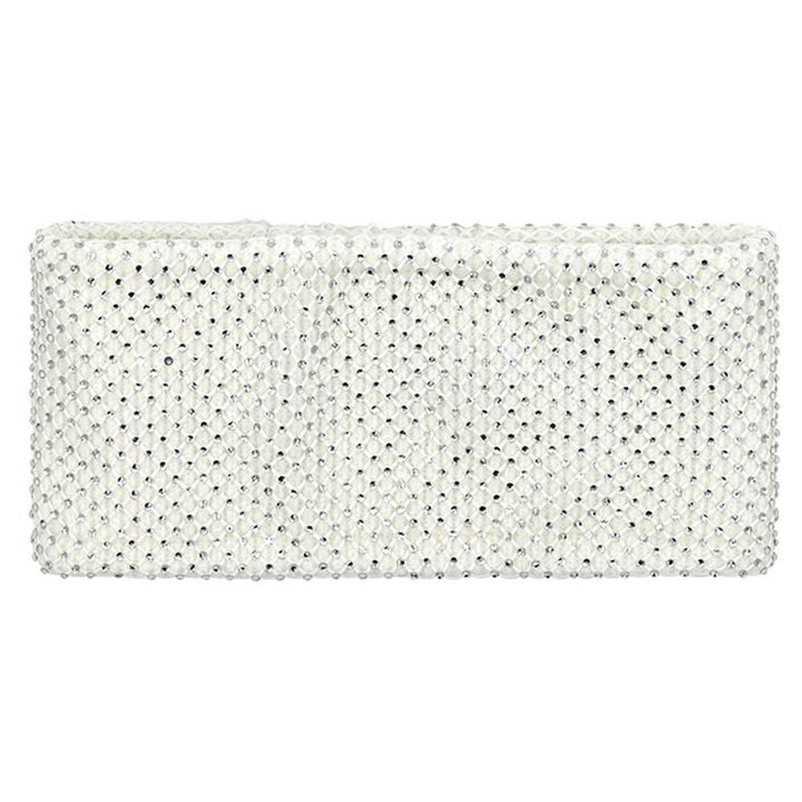 White C.C Rhinestone Headwrap, Look no further than this for a sophisticated, glitzy style. Featuring a sparkling sequin design and stretchy material, it is comfortable and fashion-forward. Perfect for wearing on any occasion, will make you different from the crowd. Perfect winter gift idea for fashion-loving ones.