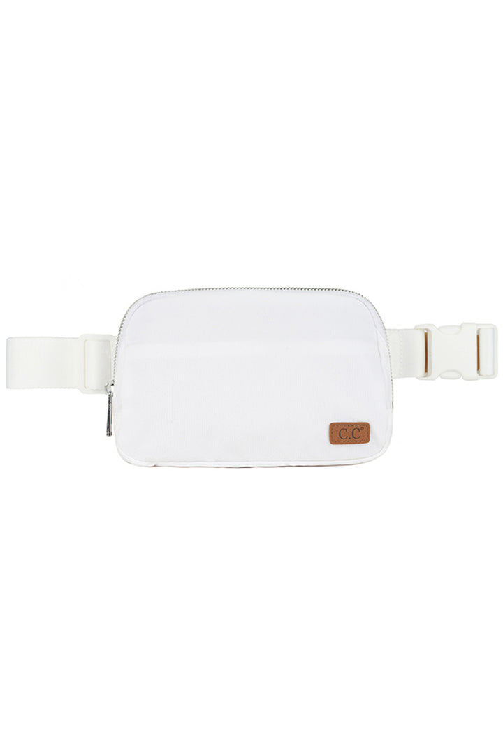 White C.C. Waterproof Mini Fanny Belt Bag is the perfect accessory for any adventure. The waterproof material ensures your belongings stay dry, while the compact size and secure belt keep them close and safe. Ideal for outdoor activities or travelling, this bag is a must-have for any on-the-go individual.