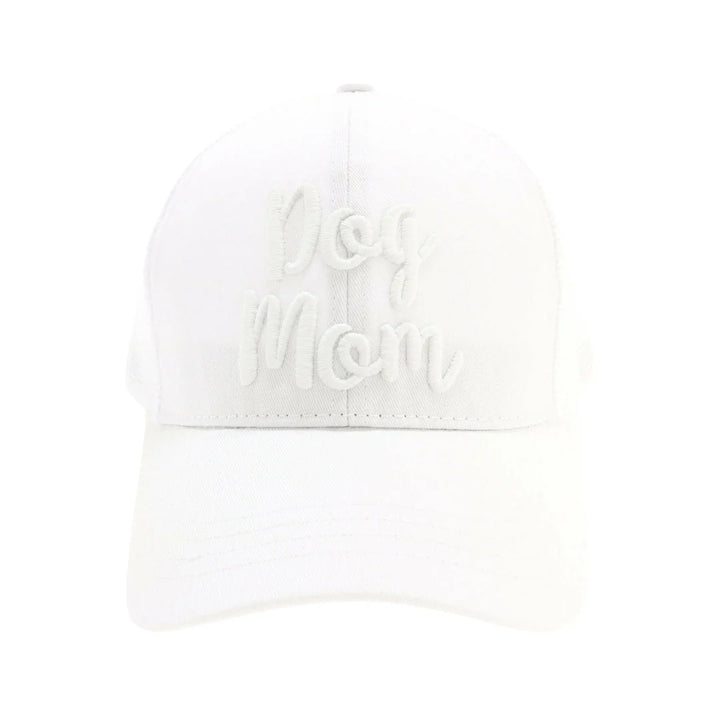 Dog Mom Embroidered Mesh Back High Ponytail CC Ball Cap offers a blend of style and functionality tailored for dog lovers. Featuring breathable mesh panels and a high ponytail opening, it ensures comfort and ventilation during outdoor activities. The detailed embroidery highlights your dog mom pride, while the adjustable strap provides a secure, personalized fit. 