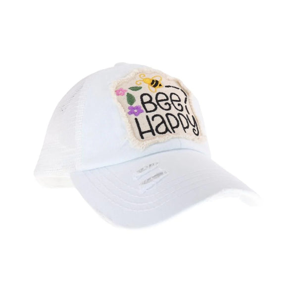 Bee Happy Patch C.C High Pony Criss Cross Ball Cap combines functionality with style, featuring a high ponytail opening for comfortable wear and a criss-cross back design for adjustable fit. Crafted for durability and everyday use, this cap offers a breathable, lightweight feel while showcasing a cheerful bee patch that adds a unique, playful touch to your look. Ideal for active lifestyles, it keeps hair secure and cool during.