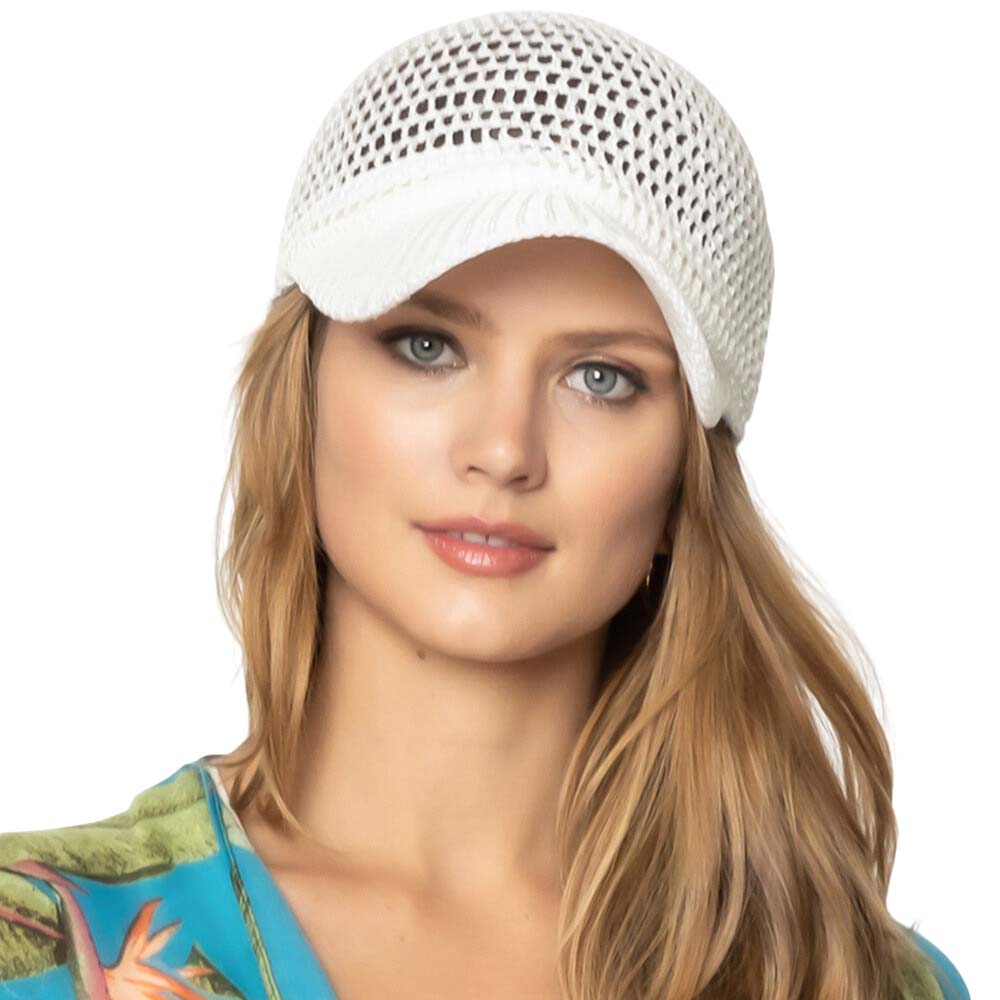 White Lurex Metallic Baseball Cap, keep your styles on even when you are relaxing at the pool or playing at the beach. Large, comfortable, and perfect for keeping the sun off of your face and neck. Perfect summer, beach accessory. Perfect gifts for Christmas, holidays, Valentine’s Day, or any meaningful occasion.