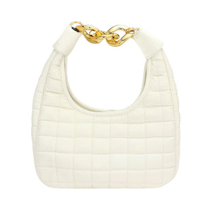 White Quilted Soft Tote Crossbody Bag,  the interior has enough capacity for keys, phones, cards, sunglasses, purses, lipsticks, books, and water bottles. A wonderful gift for your lover, family, and friends. Perfect for traveling, beach, parties, shopping, camping, dating, and other outdoor activities in daily life.