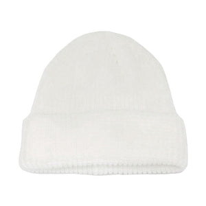 White Solid Knit Beanie Hat, stay warm no matter the weather with this. Crafted from thick, soft knit for superior comfort and insulation, this stylish beanie is perfect for outdoor activities. The lightweight design ensures maximum breathability, making it an ideal choice for long-term wear or making an ideal winter gift.