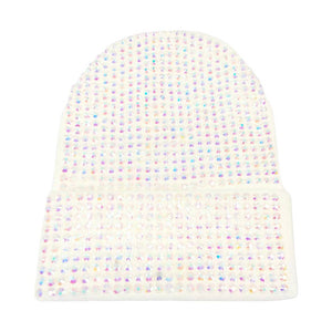 White Solid Knit Beanie Hat, stay warm and fashionable with this studded beanie hat. This is the perfect hat for any stylish outfit or winter dress. Perfect gift for Birthdays, Christmas, Stocking stuffers, Secret Santa, holidays, anniversaries, etc. to your friends, family, or loved ones. Happy Winter!