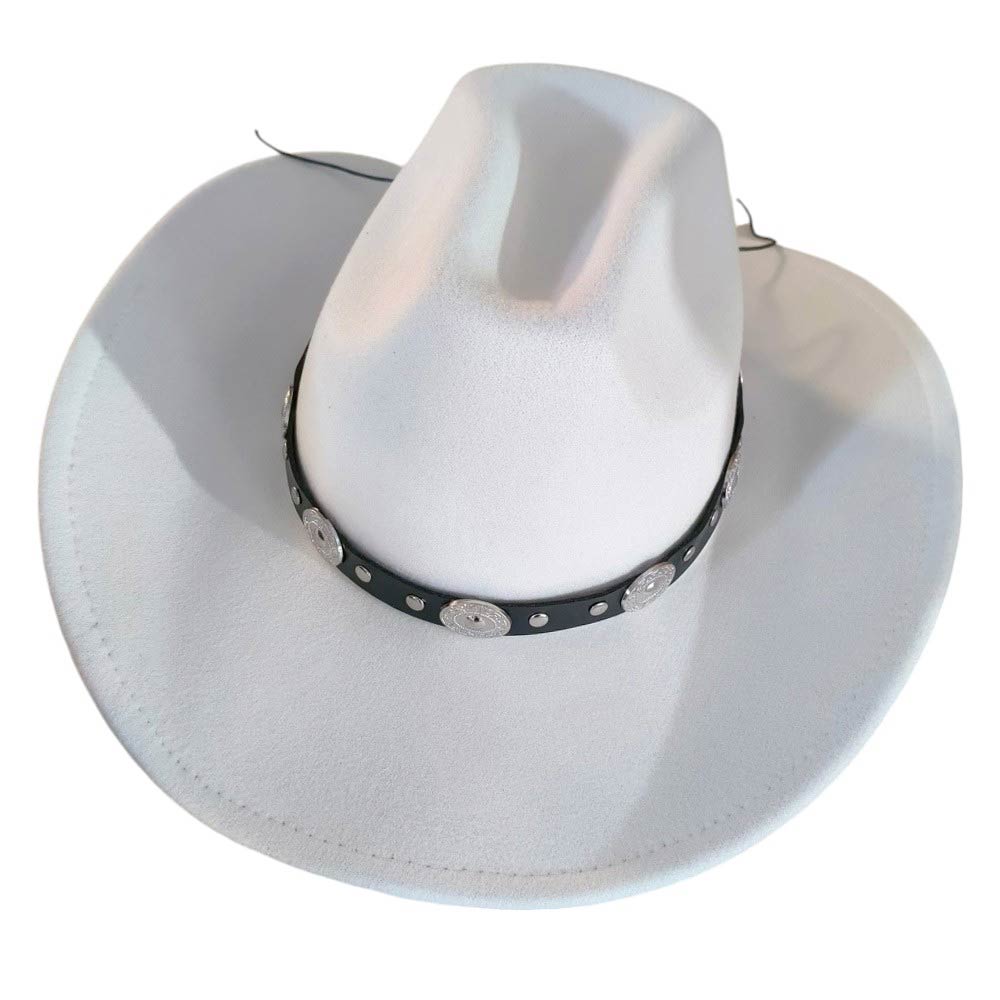 White-Western Style Belt Pointed Cowboy Fedora Hat is expertly crafted with a classic design and a modern twist. Adds a touch of authenticity while the pointed shape gives it a contemporary edge. Made with high-quality materials, this hat is durable and stylish, making it the perfect accessory for any outfit.
