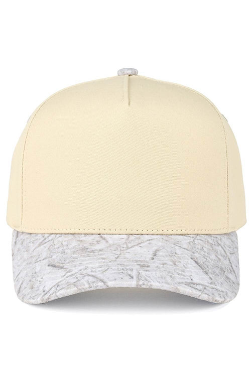 C.C Women's Two Tone Canvas Trucker Cap Hat - Camo White