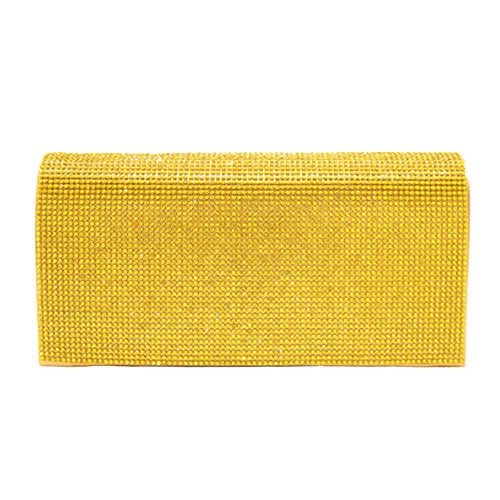 Yellow Shimmery Evening Clutch Bag, This evening purse bag is uniquely detailed, featuring a bright, sparkly finish giving this bag that sophisticated look that works for both classic and formal attire, will add a romantic & glamorous touch to your special day. perfect evening purse for any fancy or formal occasion.
