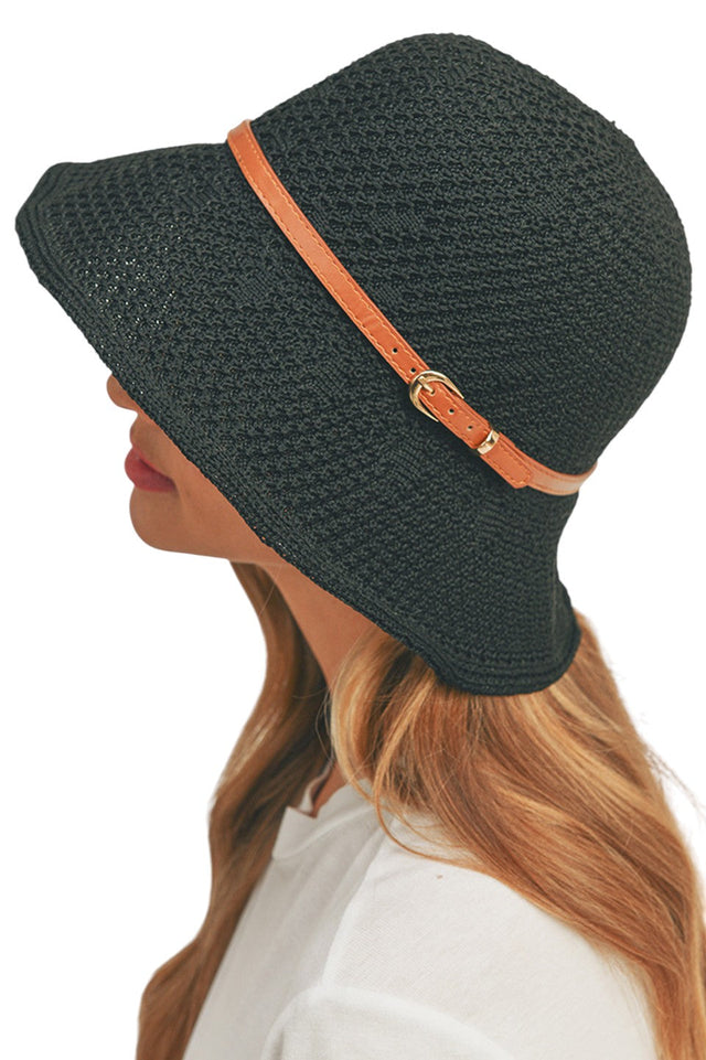 Black Crochet Pattern Bucket Band Trim Hat provides comprehensive instructions for creating a structured bucket hat with specialized band trim detailing. Featuring gauge specifications, stitch diagrams, and precise tension guidance, the pattern incorporates advanced shaping techniques to ensure proper crown formation and brim stability. Suitable for experienced crocheters, it includes specialized finishing methods that highlight the decorative band while maintaining professional-quality construction through