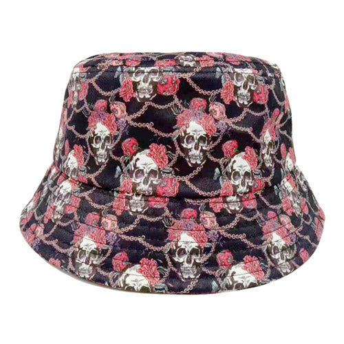 Show off your edgy side in this Flower Skull Patterned Black Bucket Hat! This playful hat will get you noticed thanks to its unique pattern of skulls and flowers, and keep you protected at the same time. So don't miss out — grab this hat and make a statement! Perfect gifts for Birthday Gift, holidays, Valentine’s Day