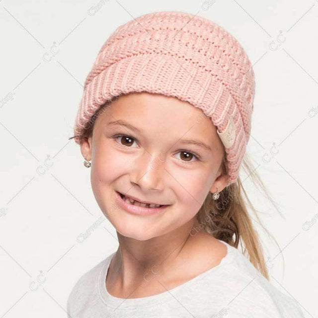 C.C Solid Color Children Beanietail - Kid’S Beanies