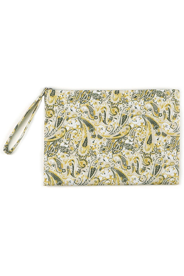 Paisley Pouch combines timeless design with practical functionality. Crafted with attention to detail, its distinctive paisley pattern adds a sophisticated touch to your everyday essentials. Compact yet spacious, this pouch is ideal for organizing cosmetics, accessories, or small personal items, ensuring they remain secure and easily accessible. Durable materials and high-quality construction ensure long-lasting use, making it a reliable companion for travel or everyday organization. Elevate your storage so