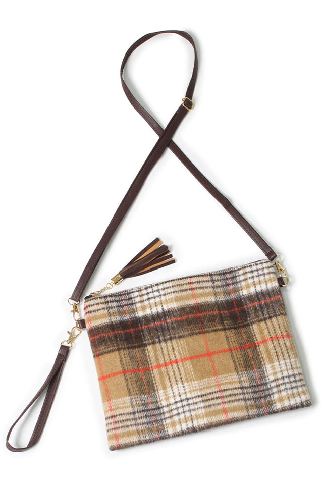 Plaid Pattern Crossbody Bag combines timeless style with practical design. Crafted with a classic plaid pattern, this bag offers a versatile accessory that complements various outfits. Its compact size and adjustable strap provide comfortable, hands-free carrying, ideal for daily use or travel. Durable materials ensure longevity, while multiple compartments keep essentials organized and accessible. Perfect for those seeking a blend of fashion and function in a reliable crossbody bag. 