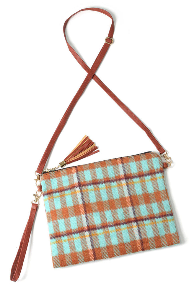 Plaid Pattern Crossbody Bag combines classic design with practical functionality. Featuring a distinctive plaid print, this bag offers a sophisticated look suitable for various occasions. Its compact size and adjustable strap provide ease of wear and mobility, while the secure closure keeps your essentials safe. Crafted with durable materials, it ensures longevity and everyday reliability, making it an essential accessory for those who value both style and convenience. 