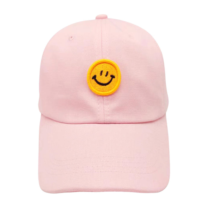 Ready for action in the sunshine, this Smile Accented Pink Baseball Cap will keep you cool like a cucumber! Keep the sun off your face and your style on point with this sturdy and adjustable cotton cap! Get your sunny day swag on with this rockin' headgear! Perfect Birthday gift, Anniversary, Valentine's Day gift.