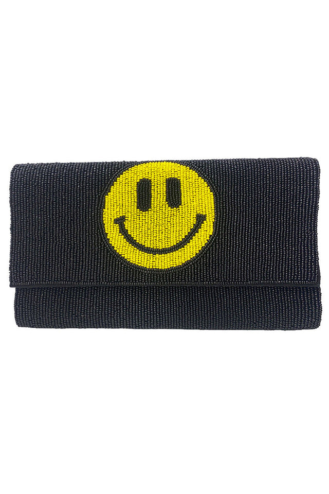 Smile Glass Beads Clutch combines expert craftsmanship with elegant design, featuring meticulously arranged glass beads that create a distinctive textured surface. Its compact size offers practical convenience for carrying essentials, while the secure closure ensures your belongings stay safe. Ideal for sophisticated occasions, this clutch adds a refined touch to any ensemble, showcasing both style and attention to detail. 