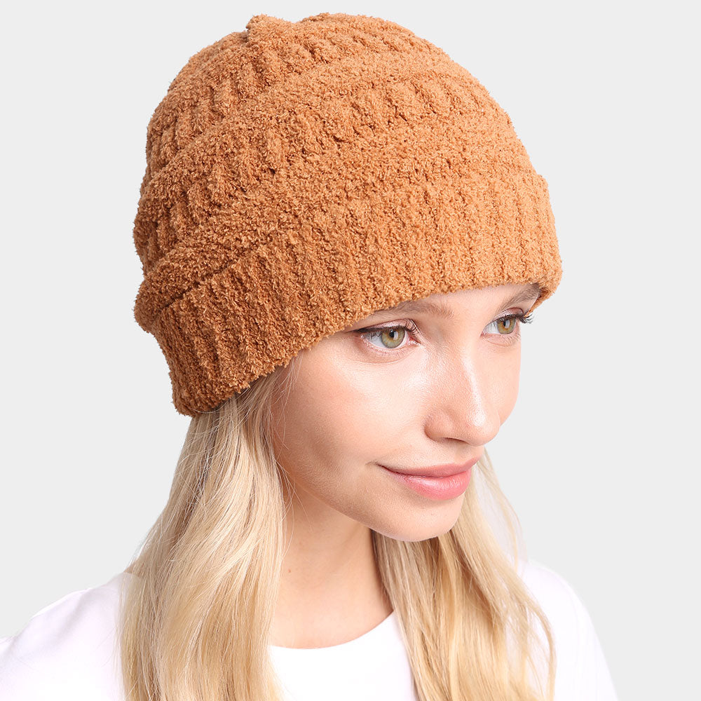 Solid Color Soft Ribbed Beanie Hat – Madeline Love