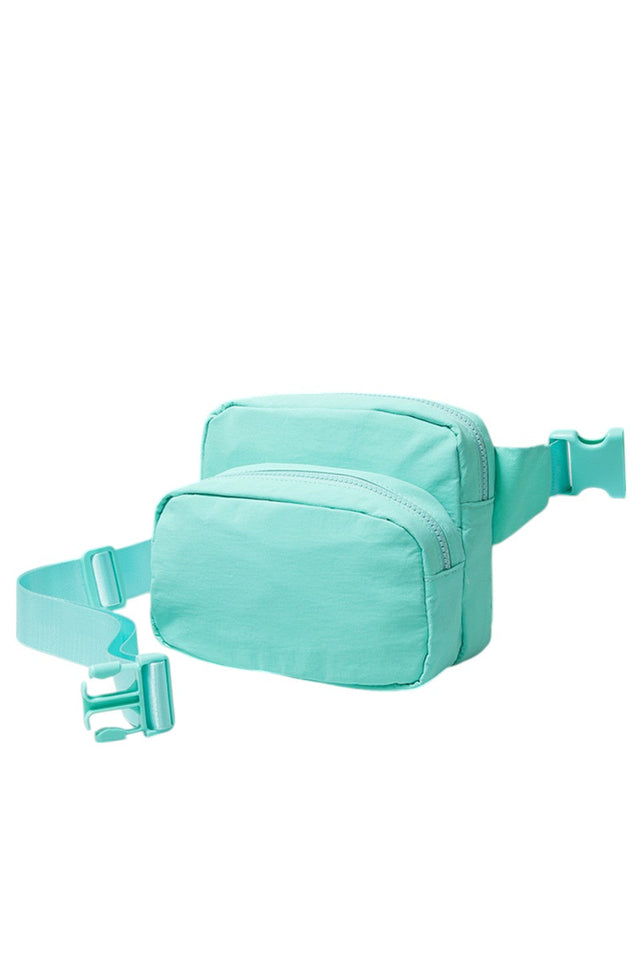 Solid Double Zipper Fanny Pack offers practical organization with two separate compartments, allowing you to store essentials while keeping them easily accessible and secure. Its durable construction ensures long-lasting use, making it ideal for travel, outdoor activities, or daily errands. The adjustable strap provides a comfortable fit, combining convenience and functionality in a sleek, minimalist design.
