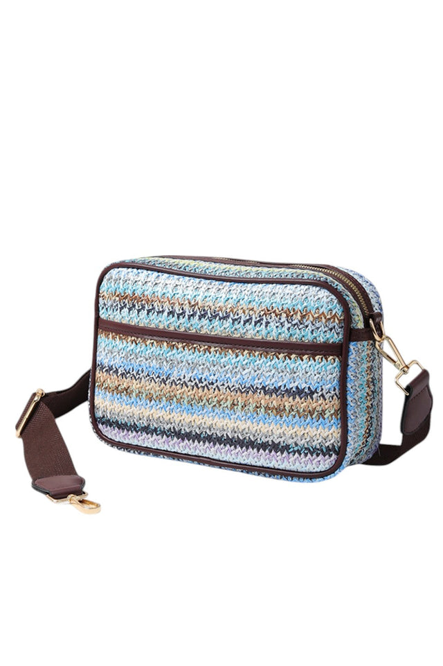 Blue Straw Camera Bag offers a refined balance of natural materials and practical design, providing secure protection for your camera equipment. Its sturdy straw construction ensures lightweight durability, while the thoughtfully designed compartments keep your gear organized and accessible. Perfect for photographers who value both style and functionality, this bag delivers reliable performance in a distinctive, eco-conscious package.