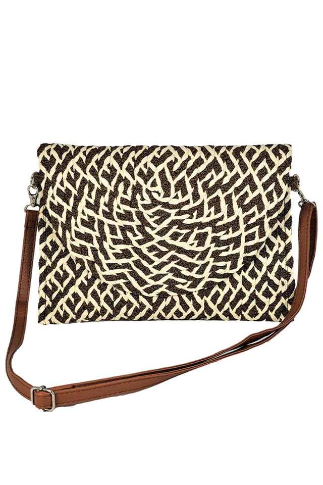 Straw Pattern Clutch Crossbody Bag combines natural texture with practical design, offering a lightweight and stylish accessory for everyday use. It's woven straw pattern adds a touch of artisanal charm, while the crossbody strap ensures hands-free convenience. Ideal for carrying essentials securely, this bag complements both casual and semi-formal outfits with understated elegance. •